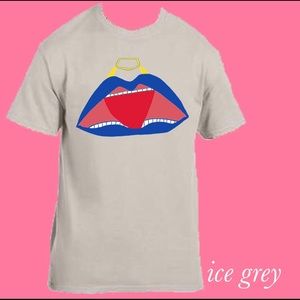 Handmade Custom Fashion Mouth Handbag T-Shirts